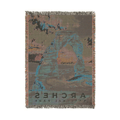 Arches National Park Woven Blanket | S14