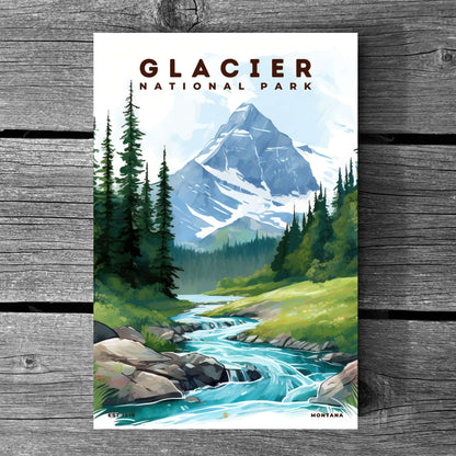 Glacier National Park Poster | S08