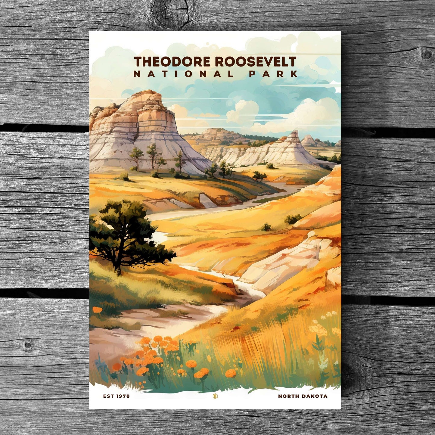 Theodore Roosevelt National Park Poster | S08