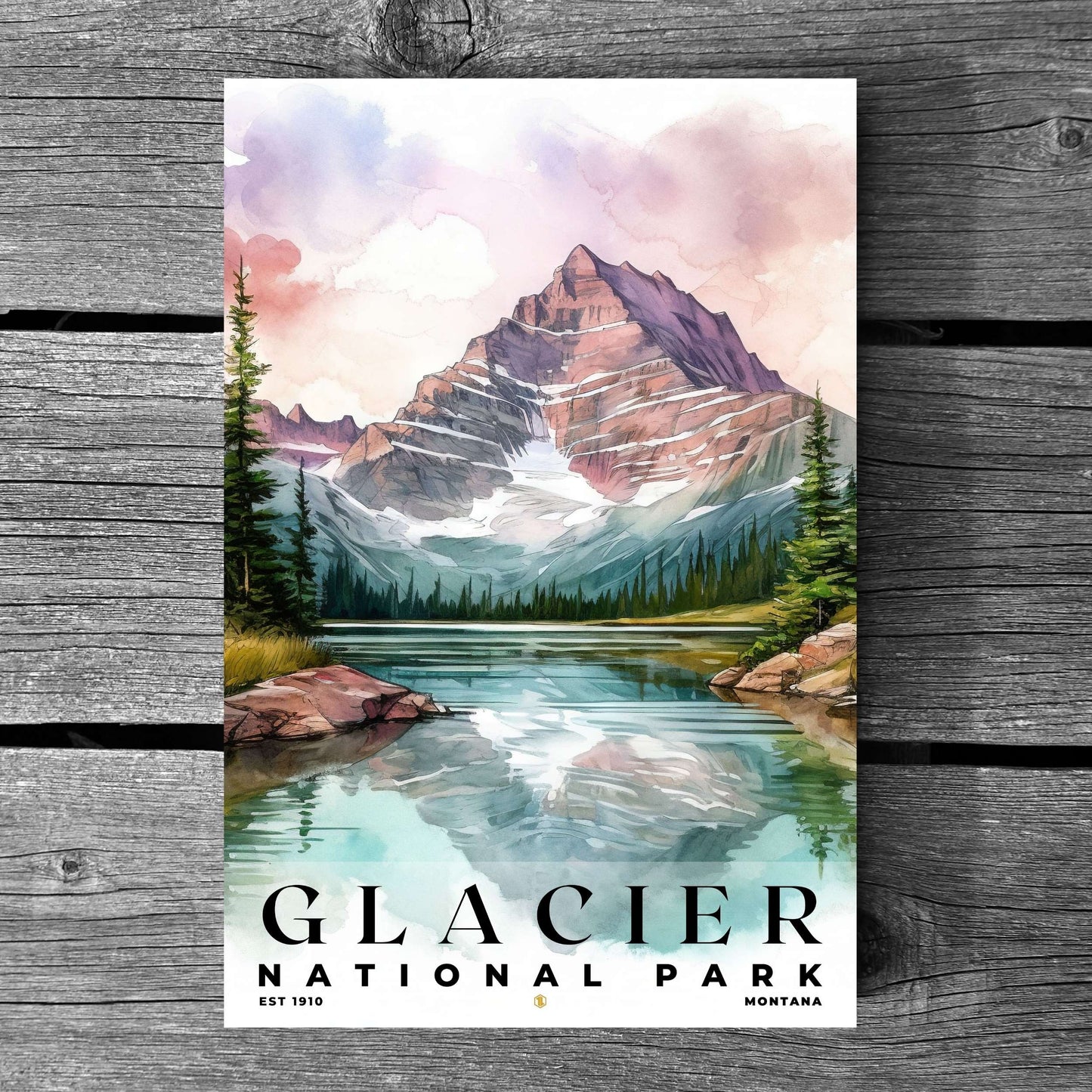 Glacier National Park Poster | S04