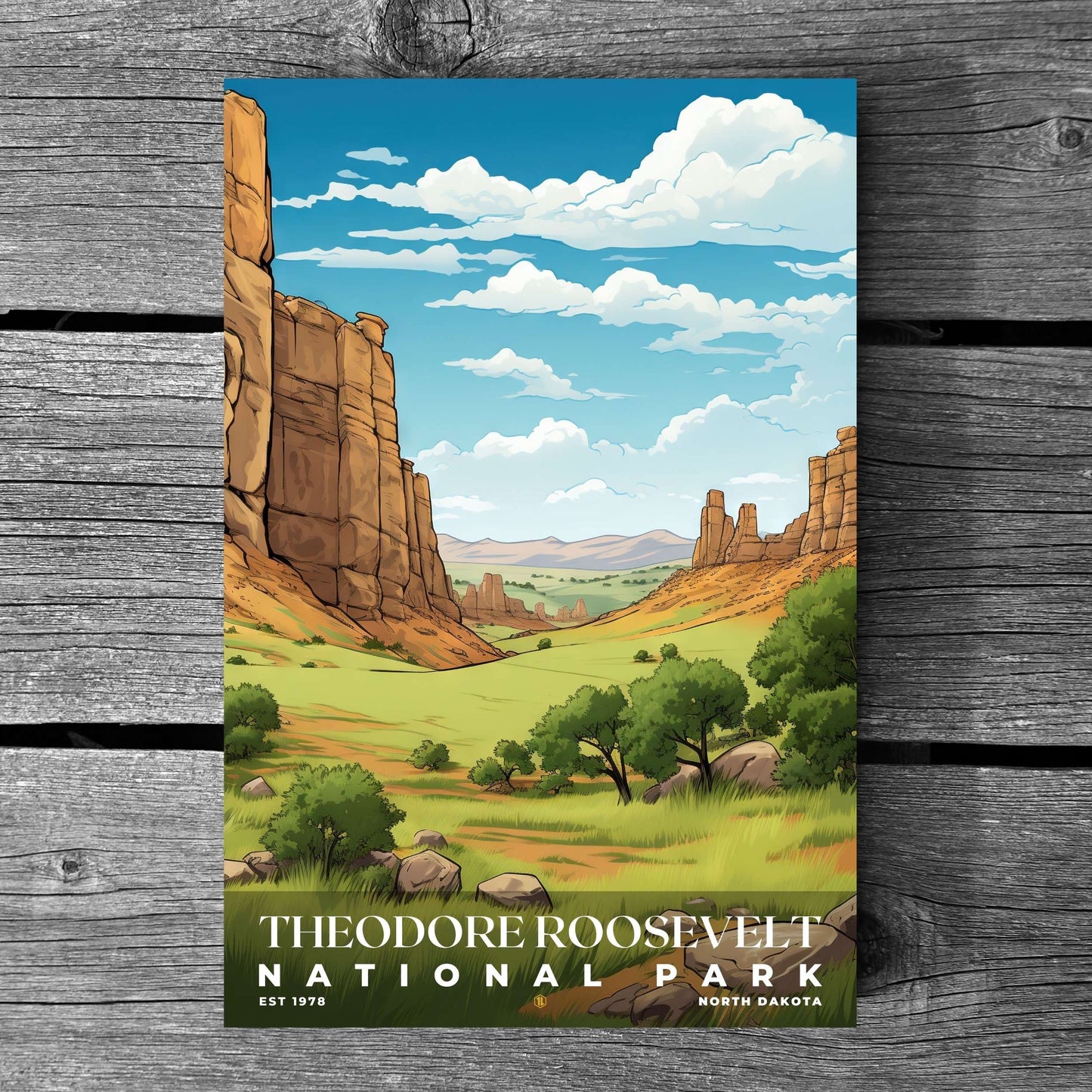 Theodore Roosevelt National Park Poster | S07