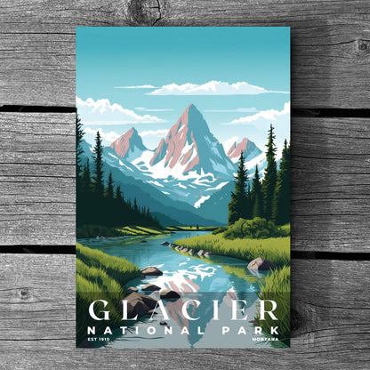 Glacier National Park Poster | S03