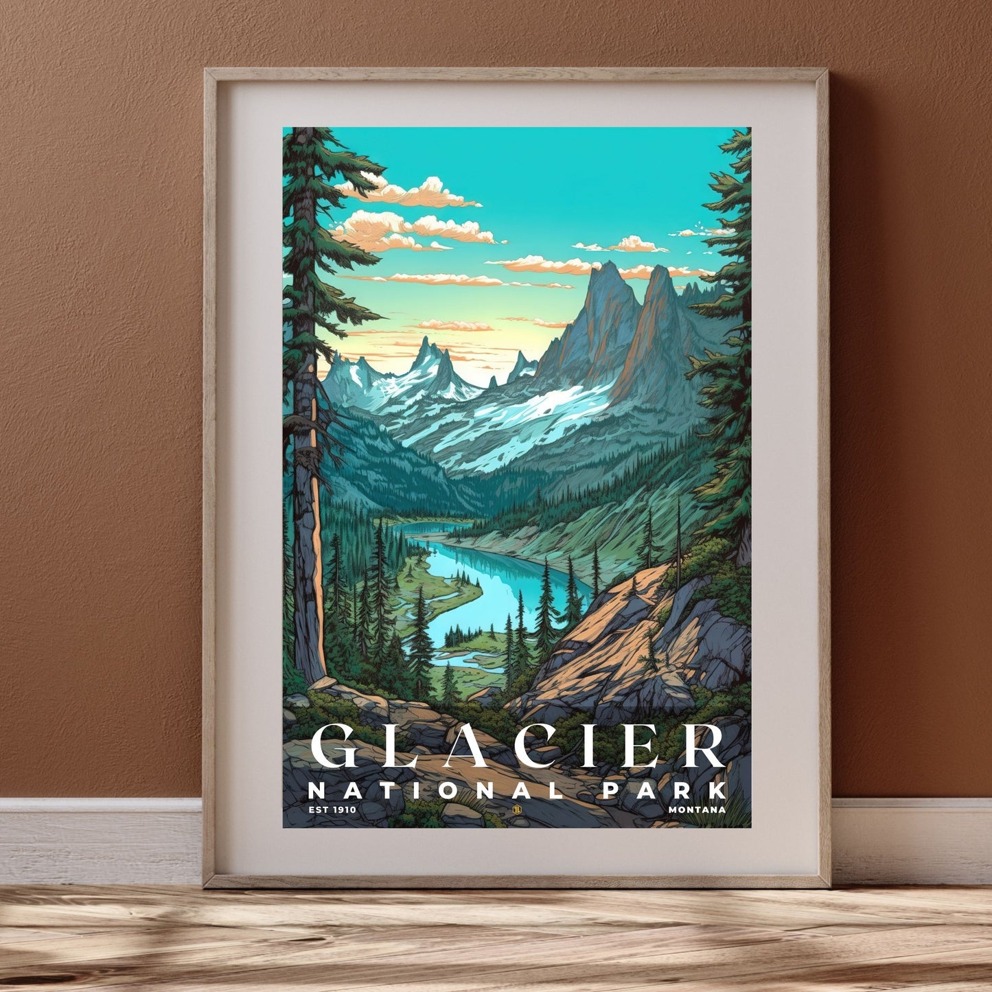 Glacier National Park Poster | S02