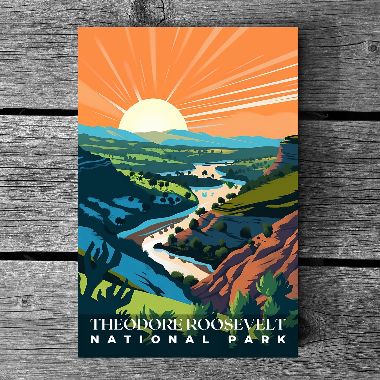 Theodore Roosevelt National Park Poster | S01