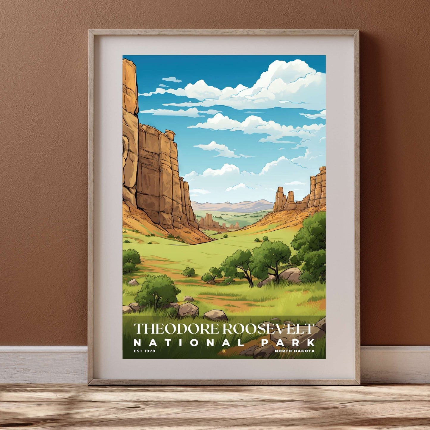 Theodore Roosevelt National Park Poster | S07