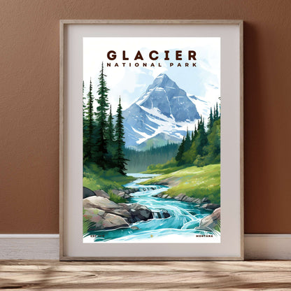 Glacier National Park Poster | S08