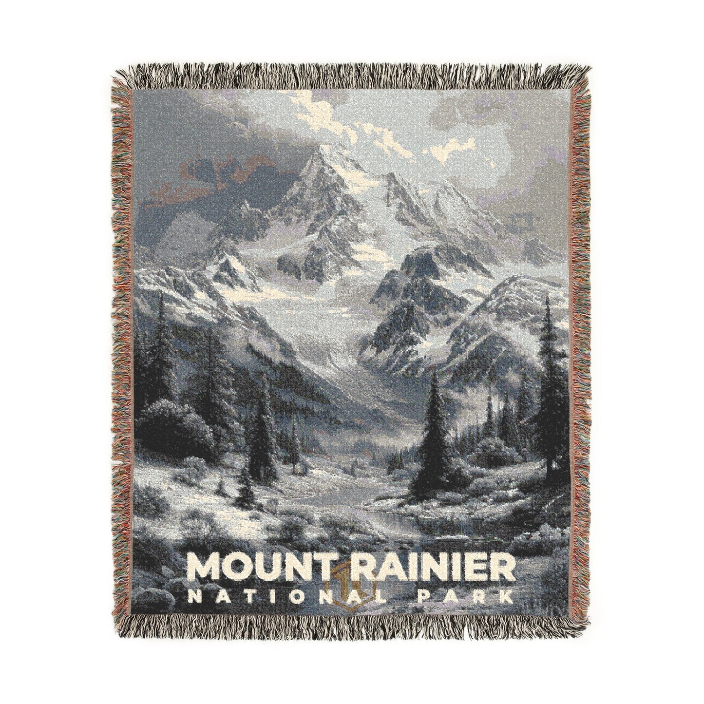 Mount Rainier National Park Woven Blanket | S15