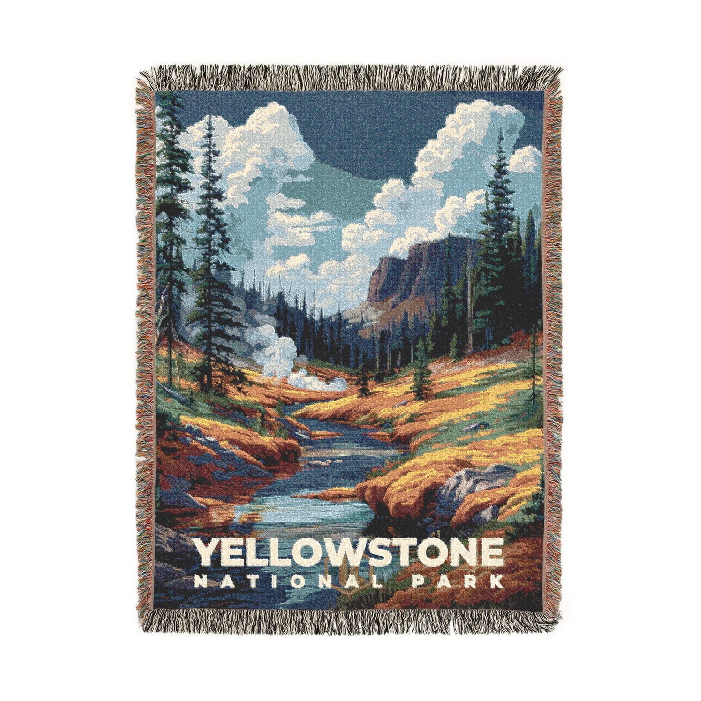 Yellowstone National Park Woven Blanket | S11