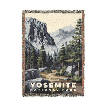 Yosemite National Park Woven Blanket | S17