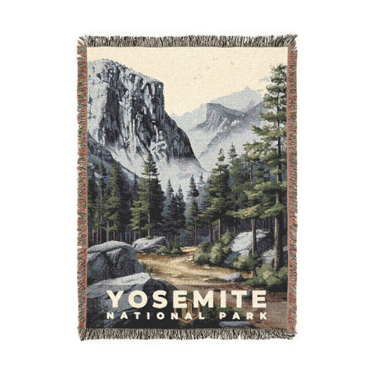 Yosemite National Park Woven Blanket | S17