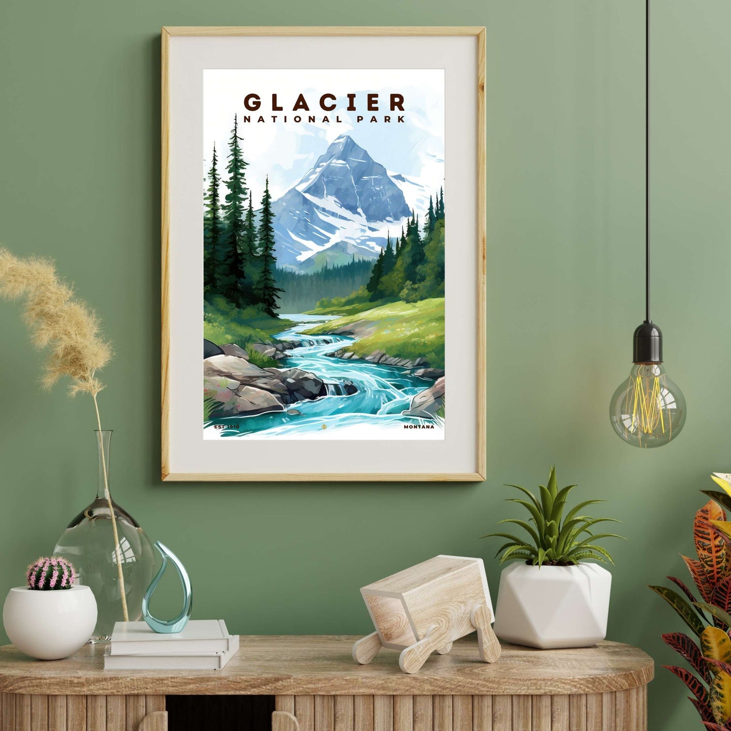 Glacier National Park Poster | S08