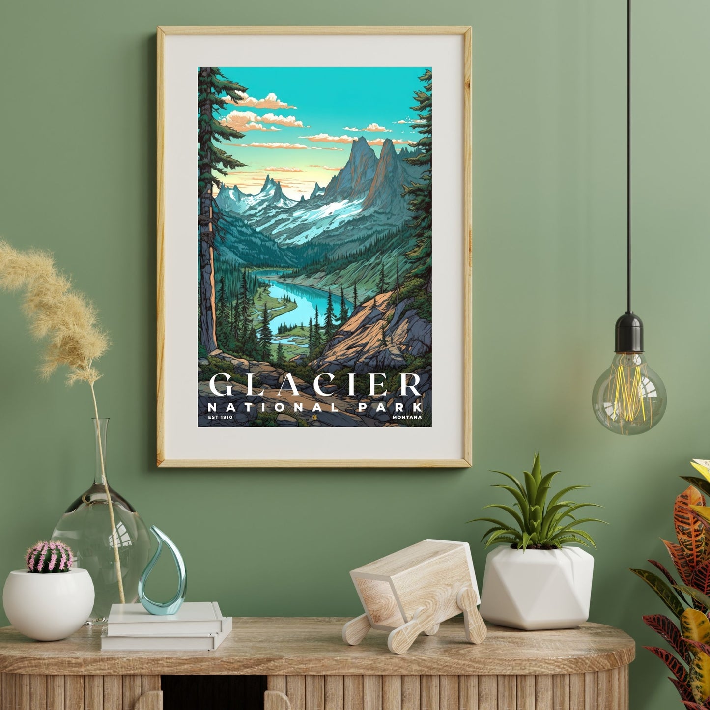 Glacier National Park Poster | S02