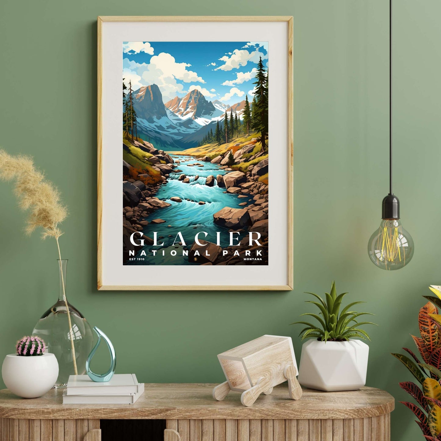 Glacier National Park Poster | S07