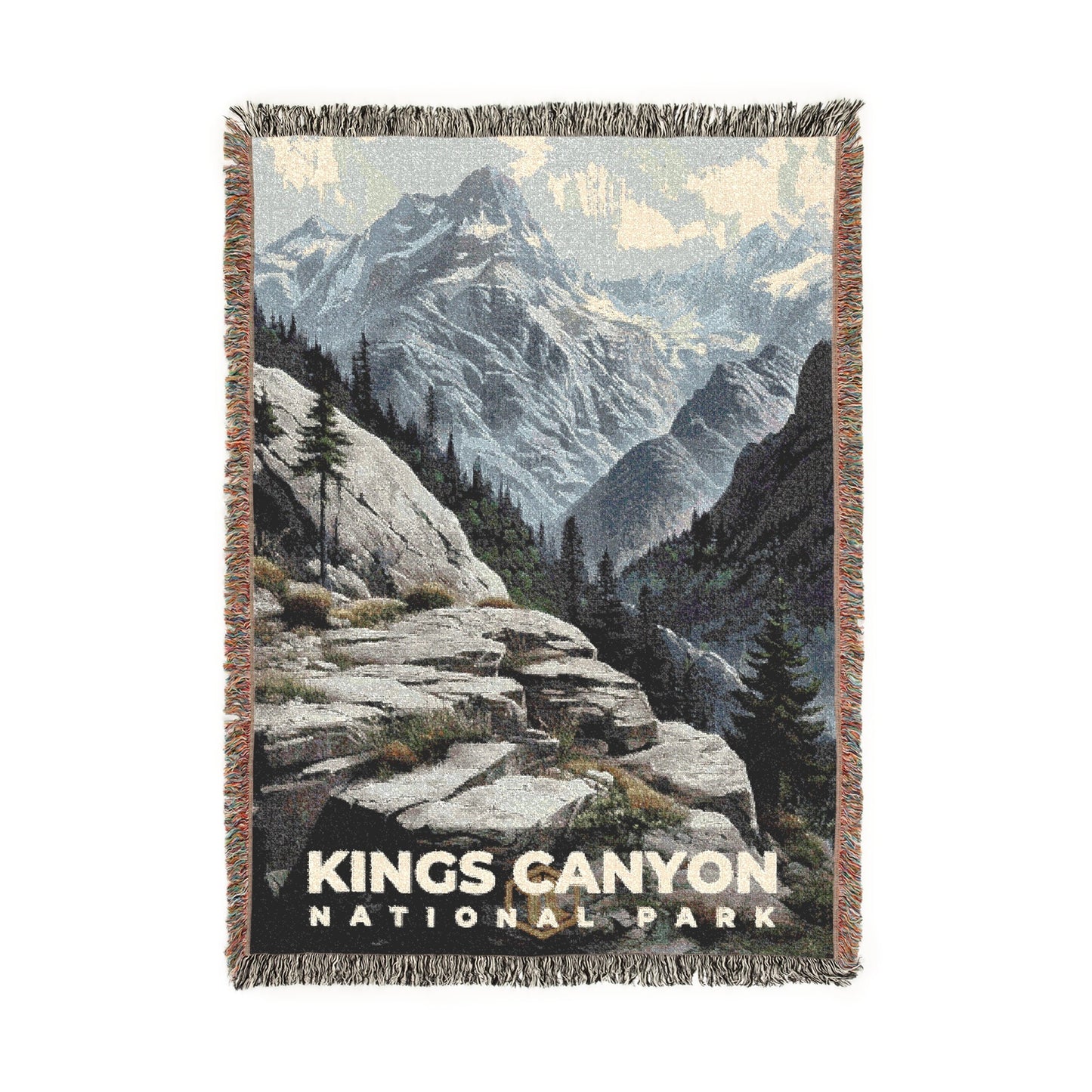 Kings Canyon National Park Woven Blanket | S17