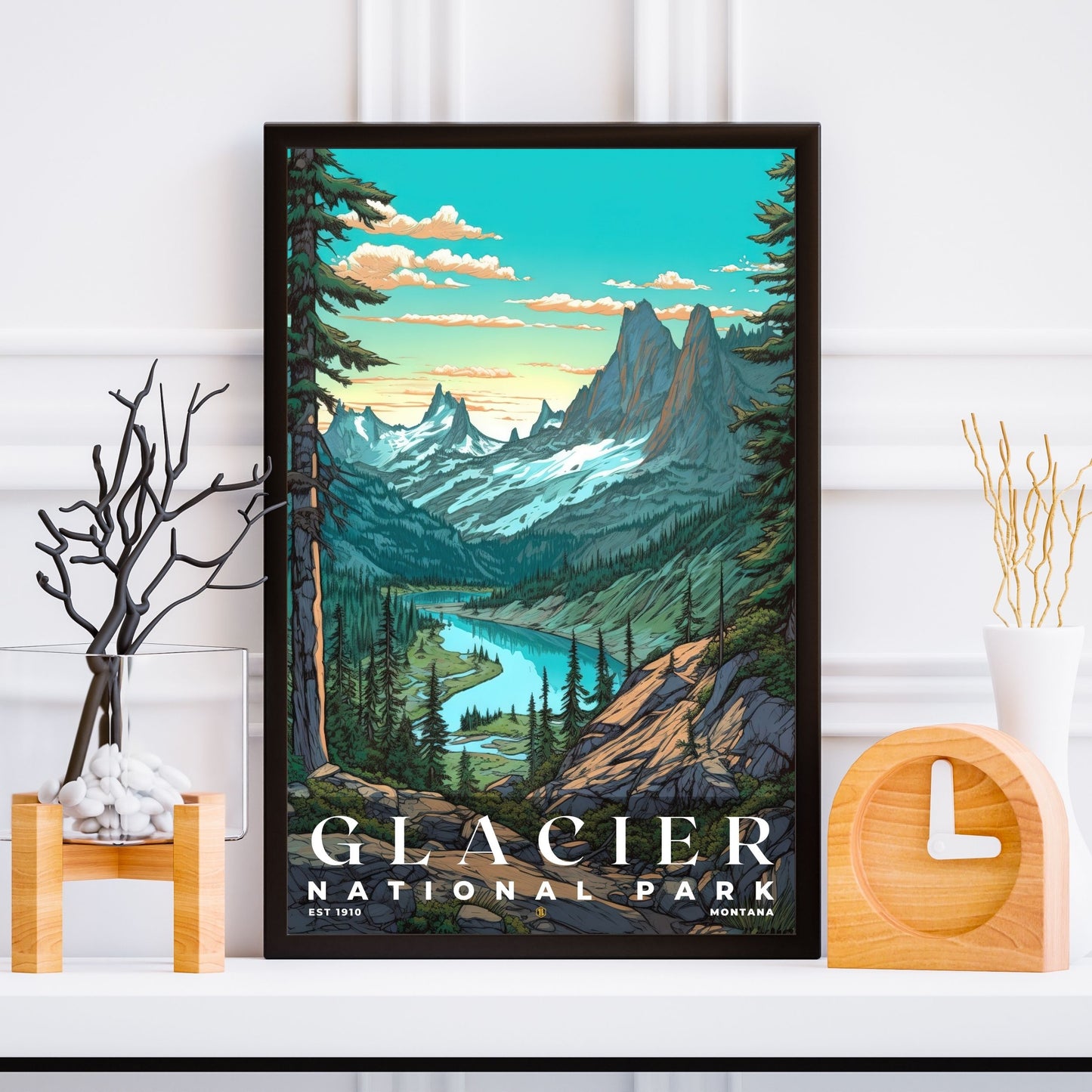 Glacier National Park Poster | S02