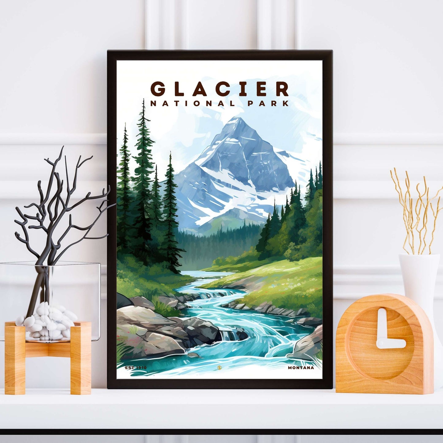 Glacier National Park Poster | S08