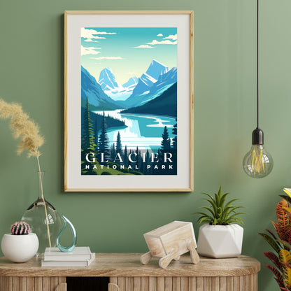 Glacier National Park Poster | S01