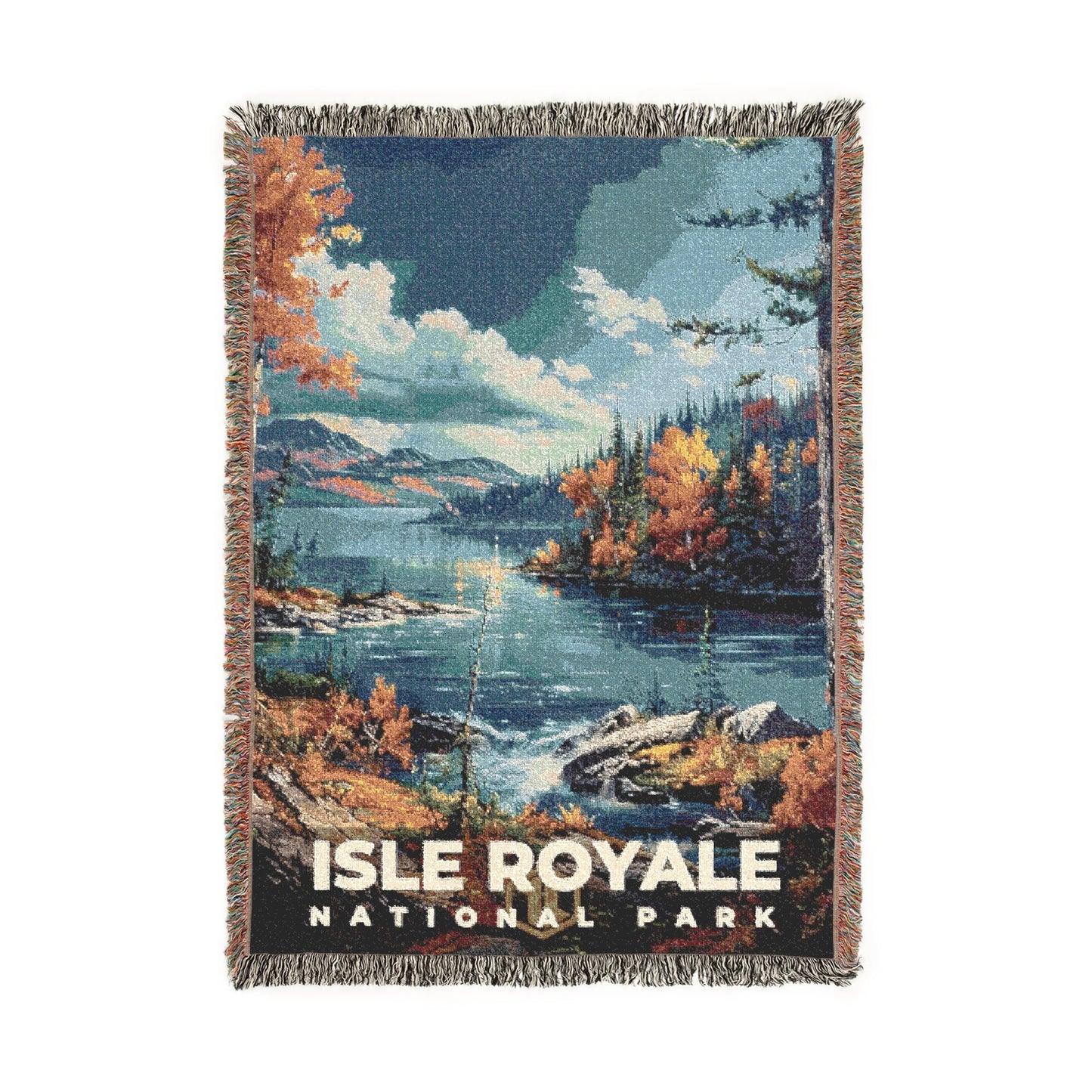 Isle Royale National Park Woven Blanket | S16
