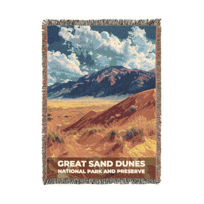 Great Sand Dunes National Park Woven Blanket | S13