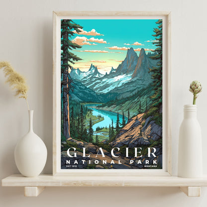 Glacier National Park Poster | S02