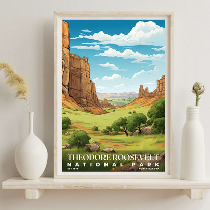 Theodore Roosevelt National Park Poster | S07