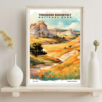 Theodore Roosevelt National Park Poster | S08