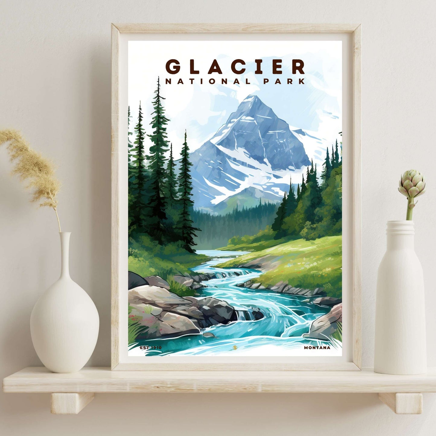 Glacier National Park Poster | S08