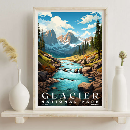Glacier National Park Poster | S07