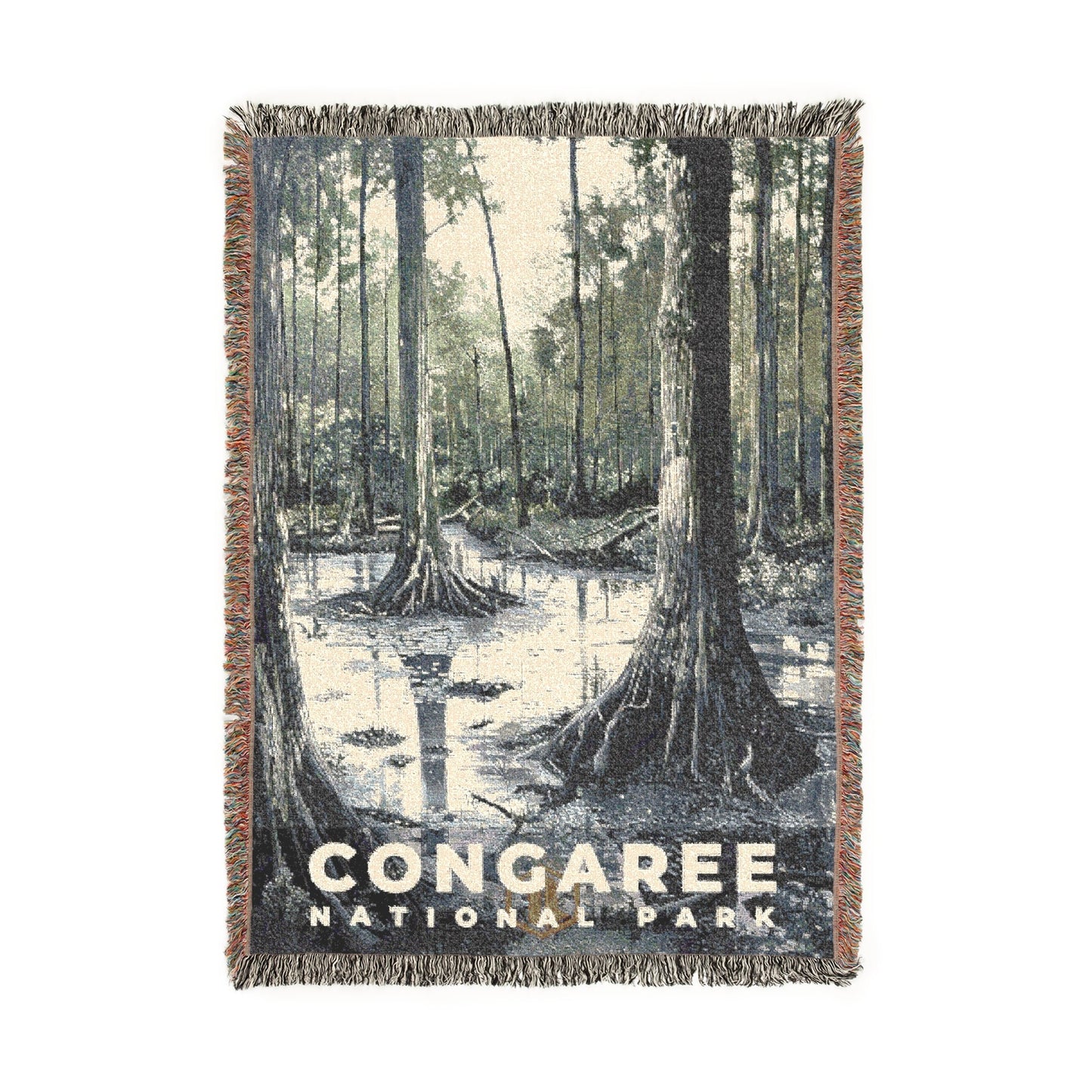 Congaree National Park Woven Blanket | S17