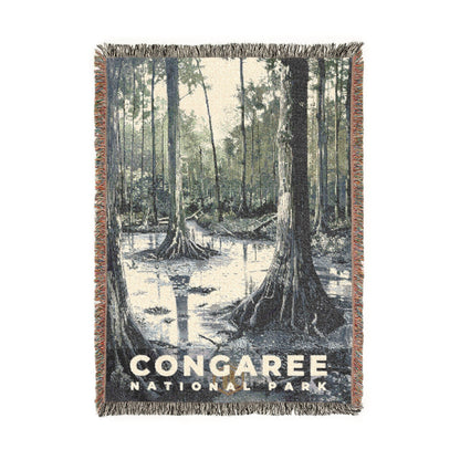 Congaree National Park Woven Blanket | S17