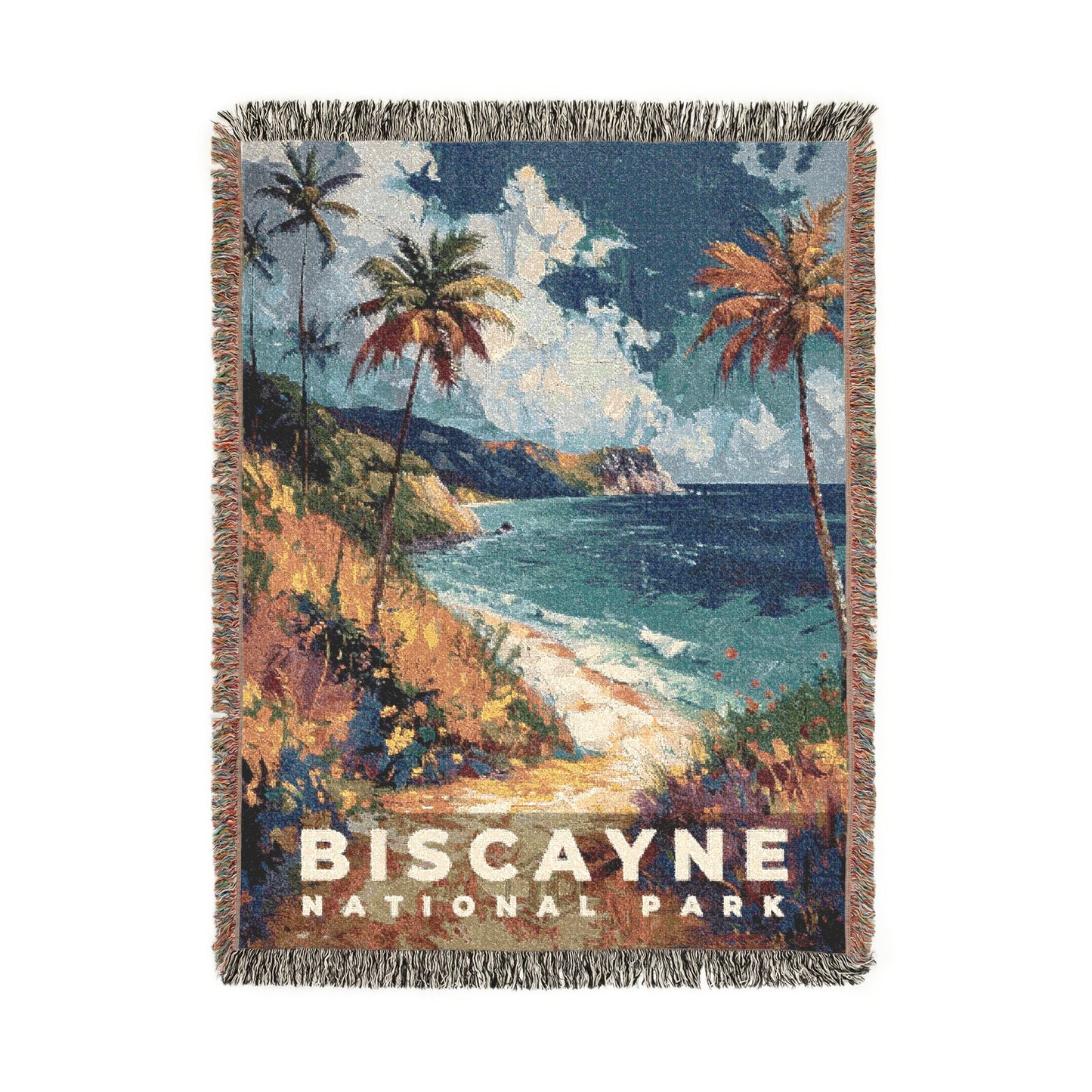 Biscayne National Park Woven Blanket | S14