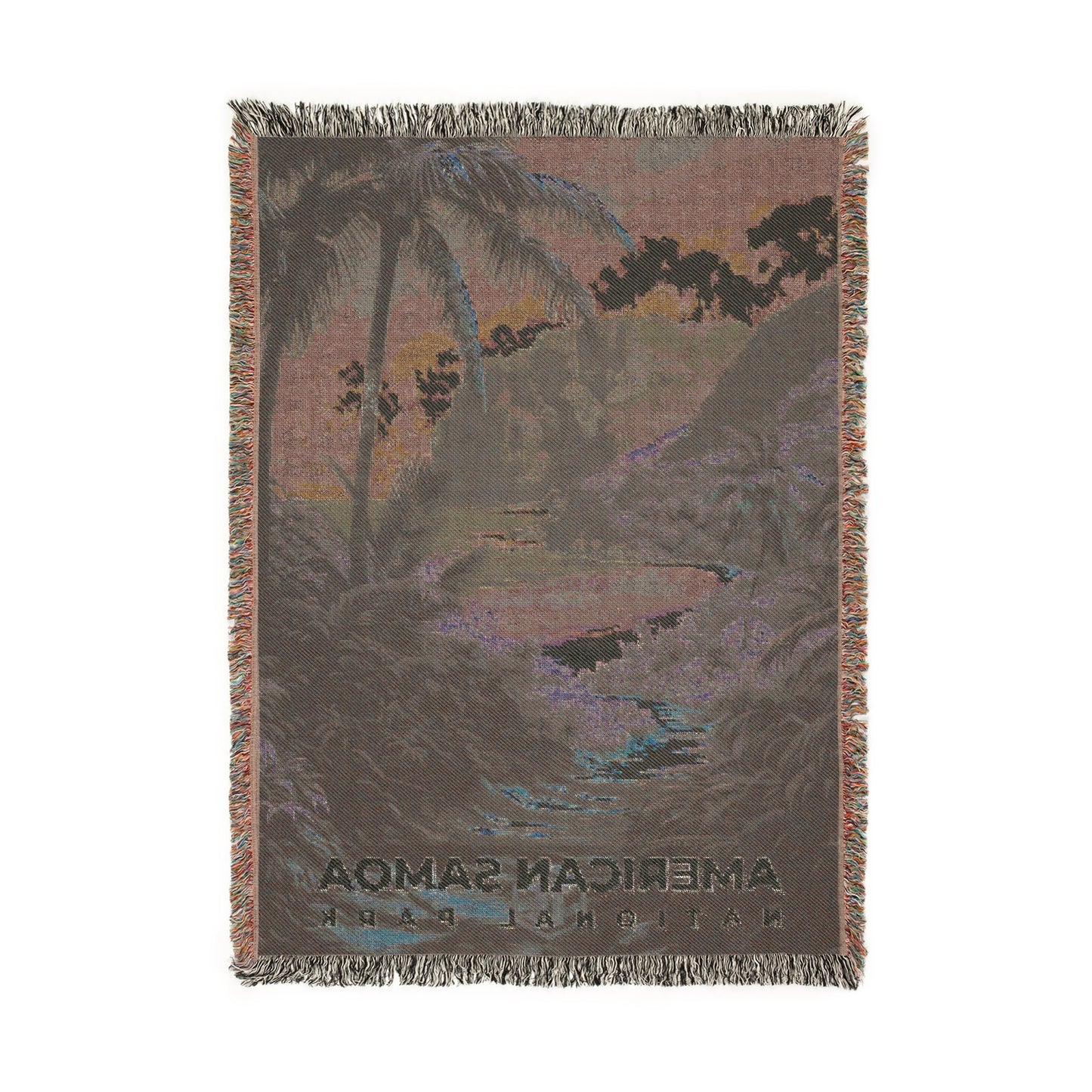 American Samoa National Park Woven Blanket | S18