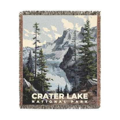 Crater Lake National Park Woven Blanket | S17