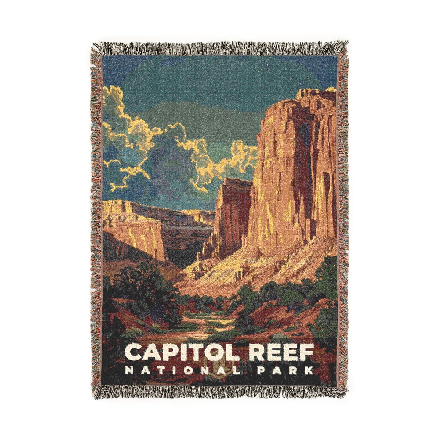 Capitol Reef National Park Woven Blanket | S11
