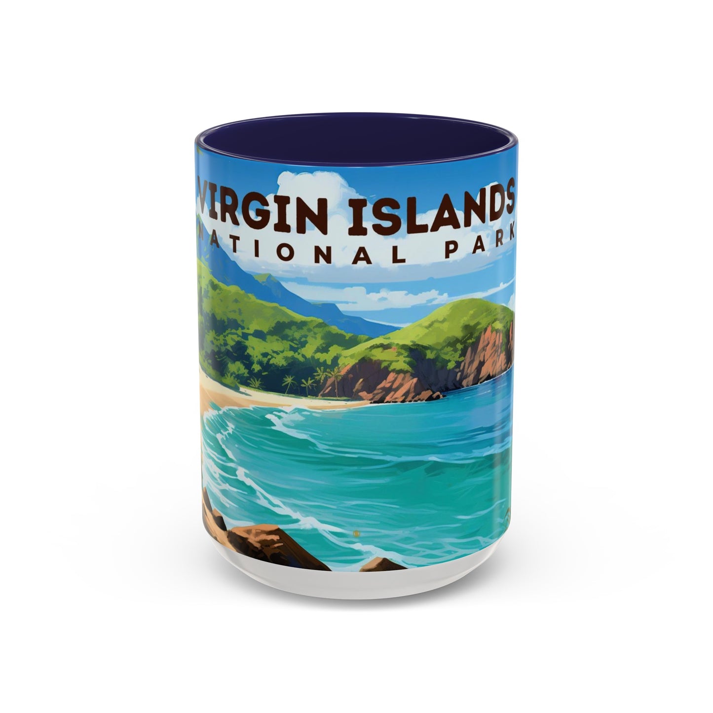 Virgin Islands National Park Mug | Accent Coffee Mug (11, 15oz)