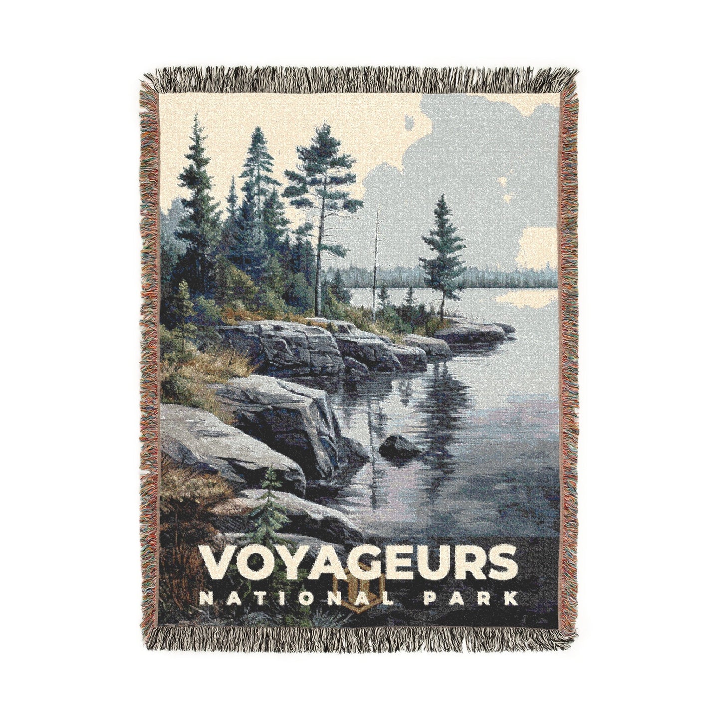 Voyageurs National Park Woven Blanket | S17