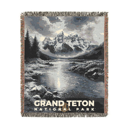 Grand Teton National Park Woven Blanket | S15