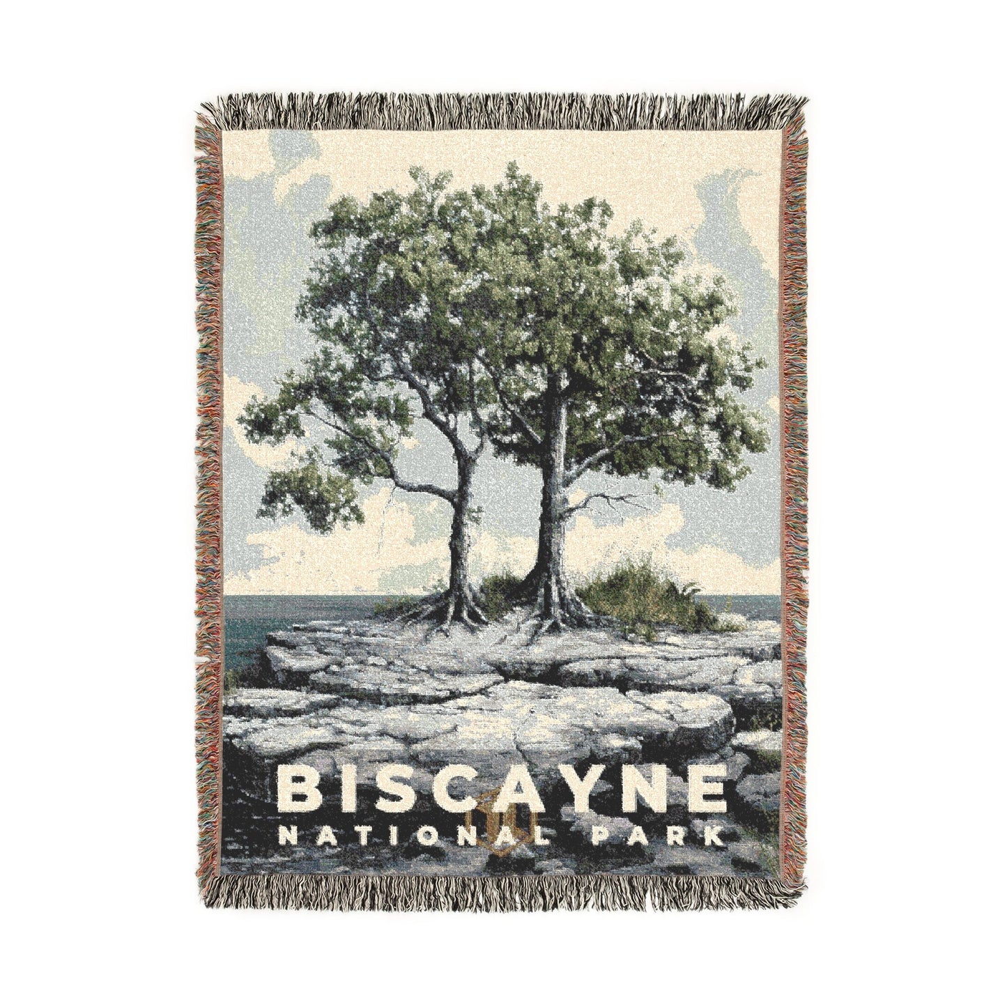 Biscayne National Park Woven Blanket | S17