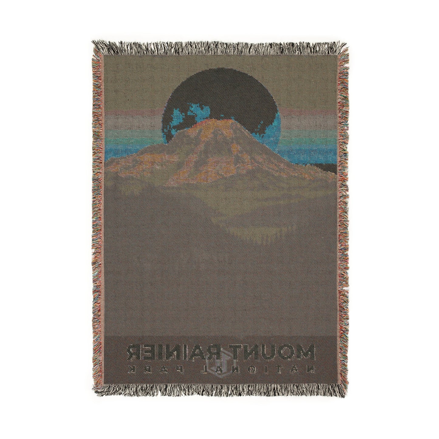 Mount Rainier National Park Woven Blanket | S20