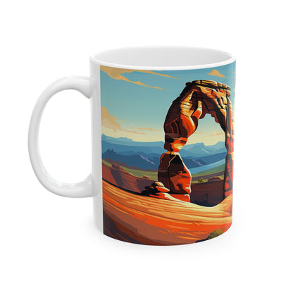 Arches National Park Mug | White Ceramic Mug (11oz, 15oz)