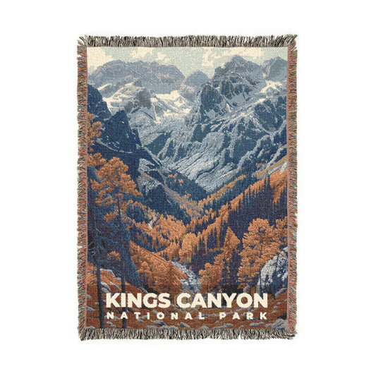 Kings Canyon National Park Woven Blanket | S19