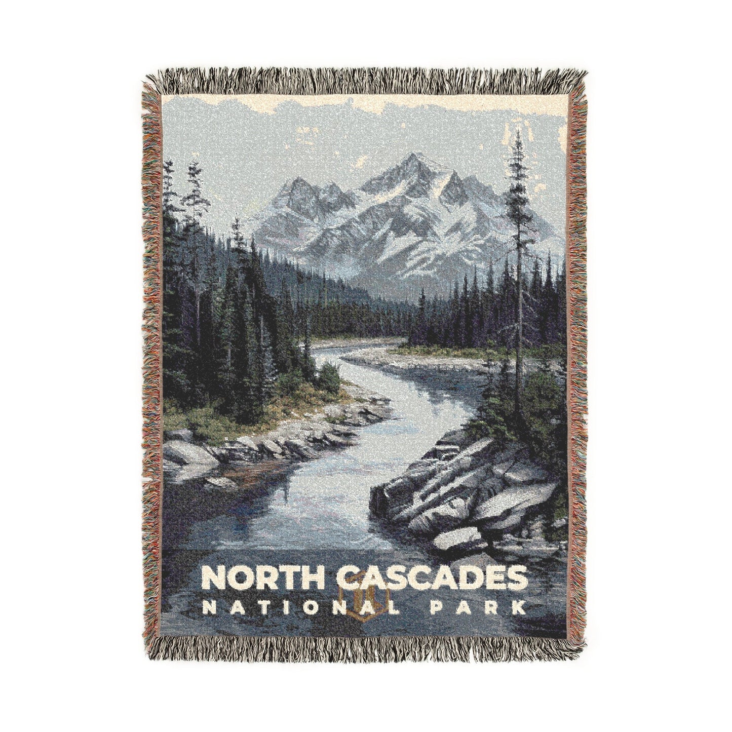 North Cascades National Park Woven Blanket | S17