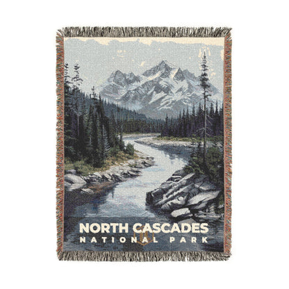 North Cascades National Park Woven Blanket | S17