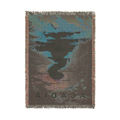 Acadia National Park Woven Blanket | S07