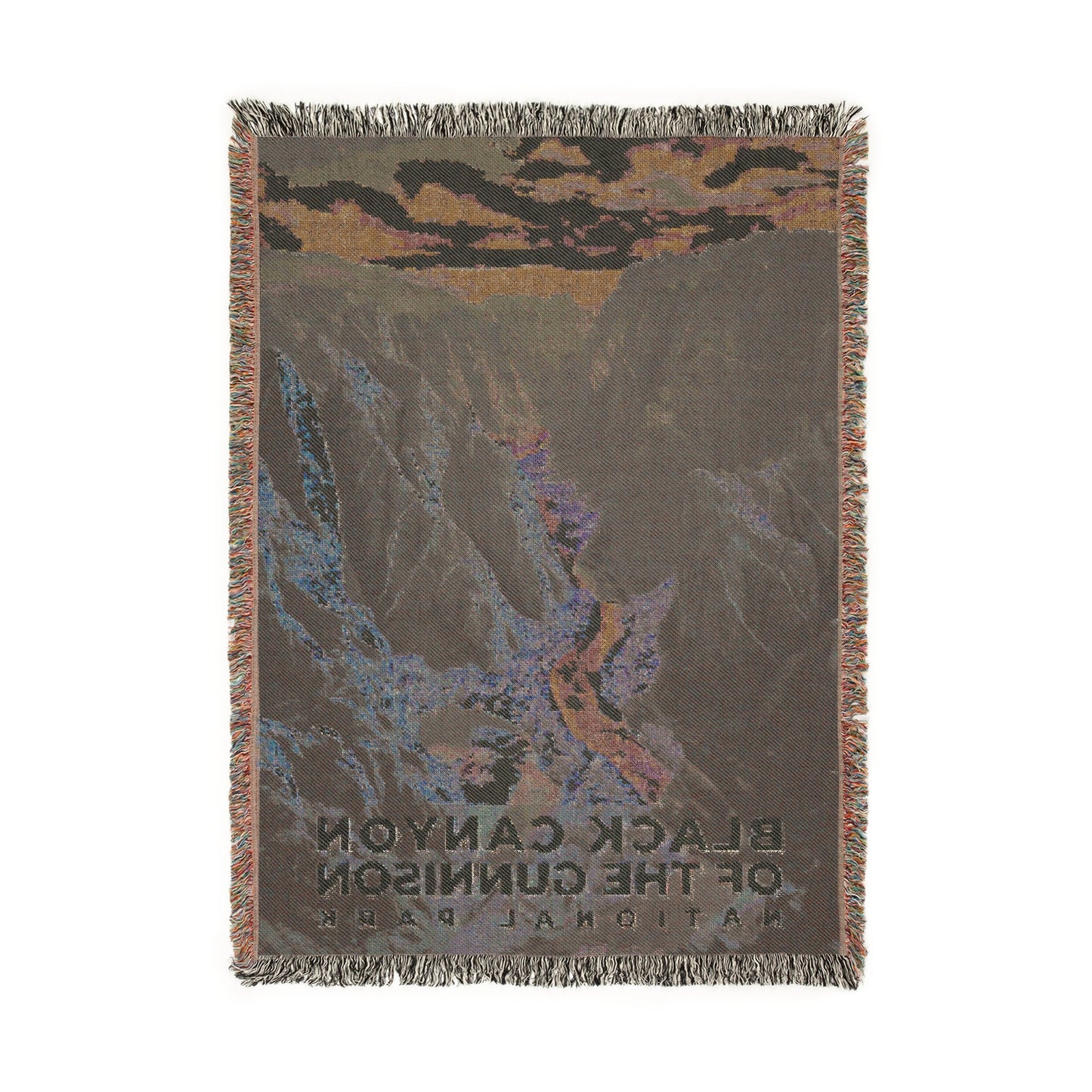 Black Canyon of the Gunnison National Park Woven Blanket | S10