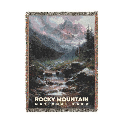 Rocky Mountain National Park Woven Blanket | S12