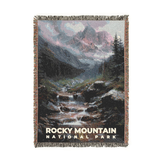 Rocky Mountain National Park Woven Blanket | S12