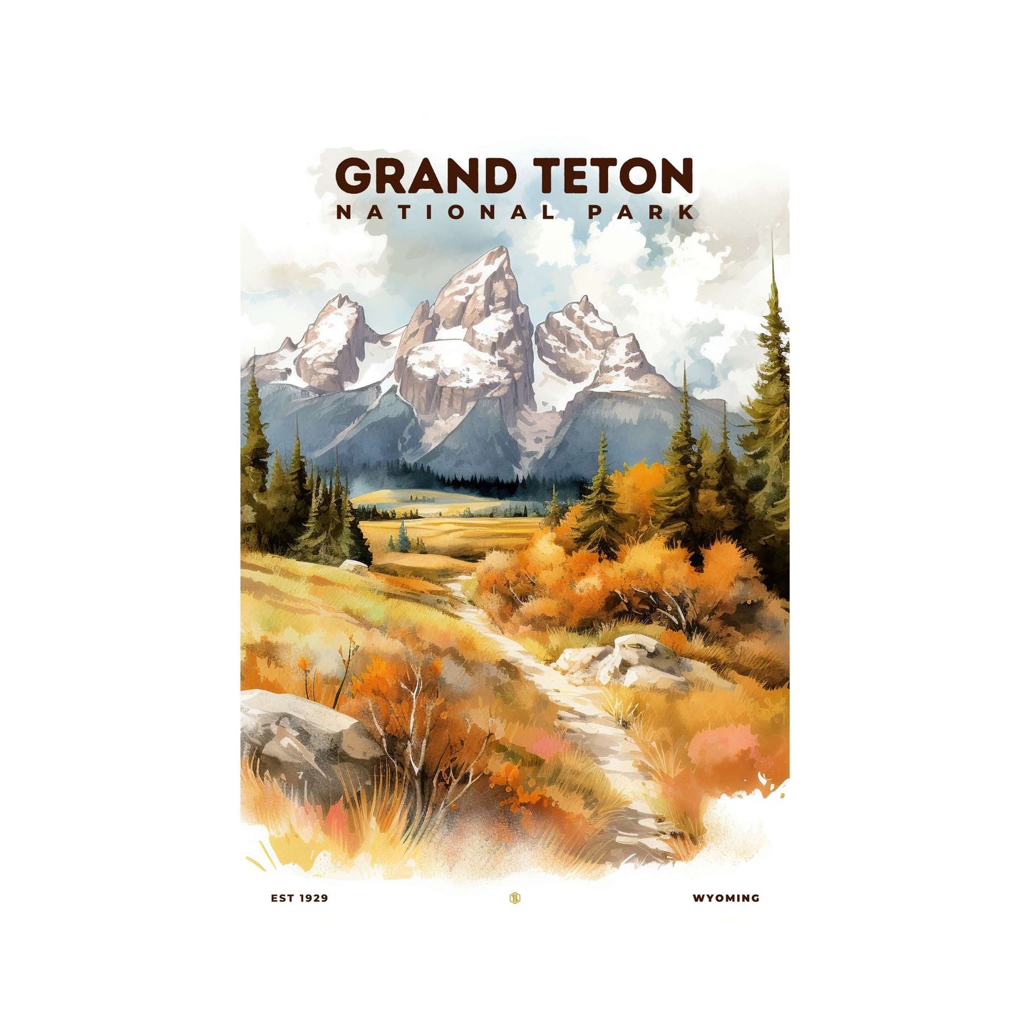 Grand Teton National Park Poster | S08