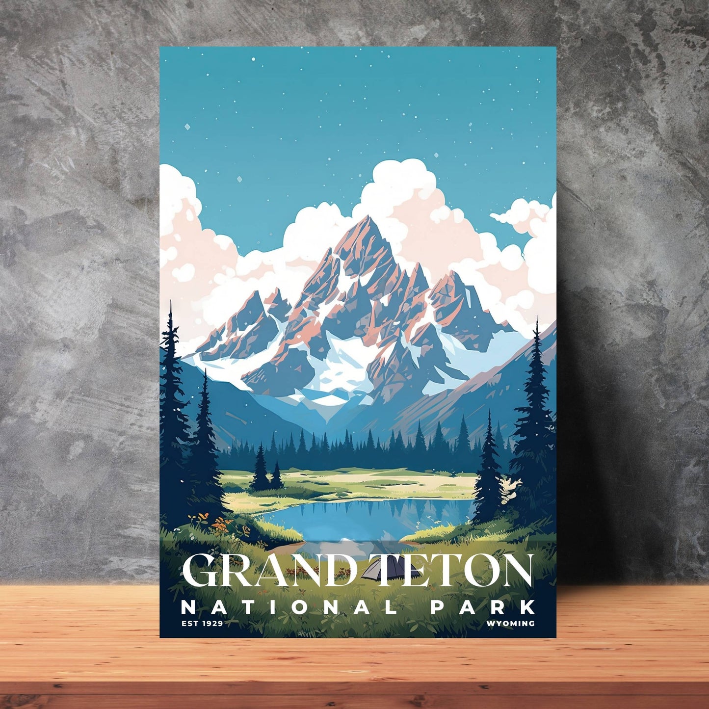 Grand Teton National Park Poster | S03