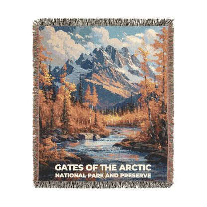 Gates of the Arctic National Park Woven Blanket | S14